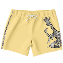 Load image into Gallery viewer, The Giraffes | Marigold | Men's Swim Trunks