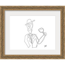 Load image into Gallery viewer, Man with Wine | Art Print