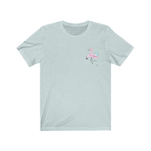 Load image into Gallery viewer, Surf Flamingo | Unisex Short Sleeve Tee