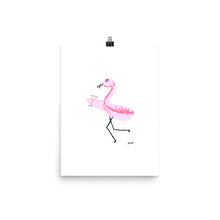 Load image into Gallery viewer, Martini Flamingo | Art Print