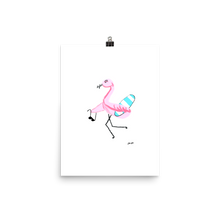 Load image into Gallery viewer, Surf Flamingo | Art Print