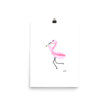Load image into Gallery viewer, Doobie Flamingo | Art Print