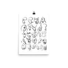 Load image into Gallery viewer, 25 Single Line Faces | Art Print