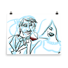 Load image into Gallery viewer, Burgundy Blues | Art Print