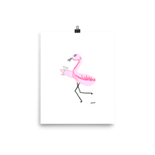 Load image into Gallery viewer, Martini Flamingo | Art Print