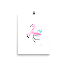 Load image into Gallery viewer, Surf Flamingo | Art Print