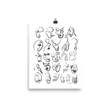 Load image into Gallery viewer, 25 Single Line Faces | Art Print