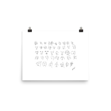 Load image into Gallery viewer, 42 Visages de Femmes | Art Print - Jon-Marc Art