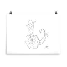 Load image into Gallery viewer, Man with Wine | Art Print - Jon-Marc Art