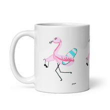 Load image into Gallery viewer, Surf Flamingo | Mug