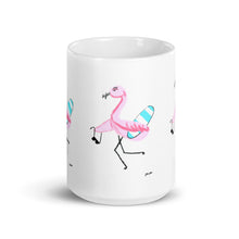 Load image into Gallery viewer, Surf Flamingo | Mug