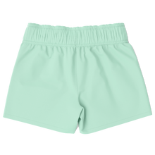 Load image into Gallery viewer, Surf Flamingo | Pistachio | Kid&#39;s Swim Trunks
