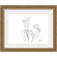 Load image into Gallery viewer, Man with Wine | Art Print
