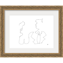 Load image into Gallery viewer, Single Line Couple | Art Print
