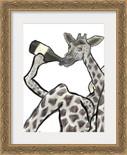 Load image into Gallery viewer, The Giraffes | By the Bottle | Art Print
