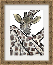Load image into Gallery viewer, The Giraffes | By the Glass | Art Print
