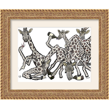 Load image into Gallery viewer, The Giraffes | Art Print
