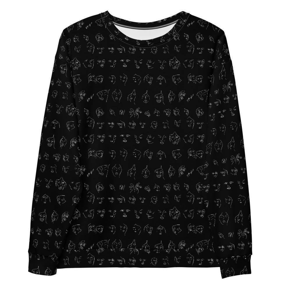 42 Visages de Femmes | Negative Edition | Crew Neck Sweatshirt - Jon-Marc Art