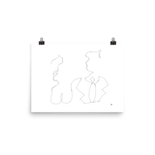 Load image into Gallery viewer, Single Line Couple | Art Print
