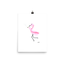 Load image into Gallery viewer, Doobie Flamingo | Art Print
