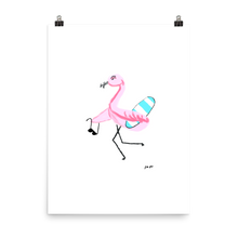 Load image into Gallery viewer, Surf Flamingo | Art Print
