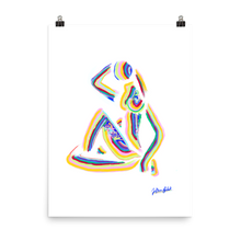 Load image into Gallery viewer, Technicolor Hommage à Blue Nude | Art Print
