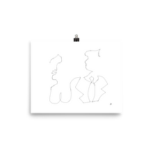 Load image into Gallery viewer, Single Line Couple | Art Print
