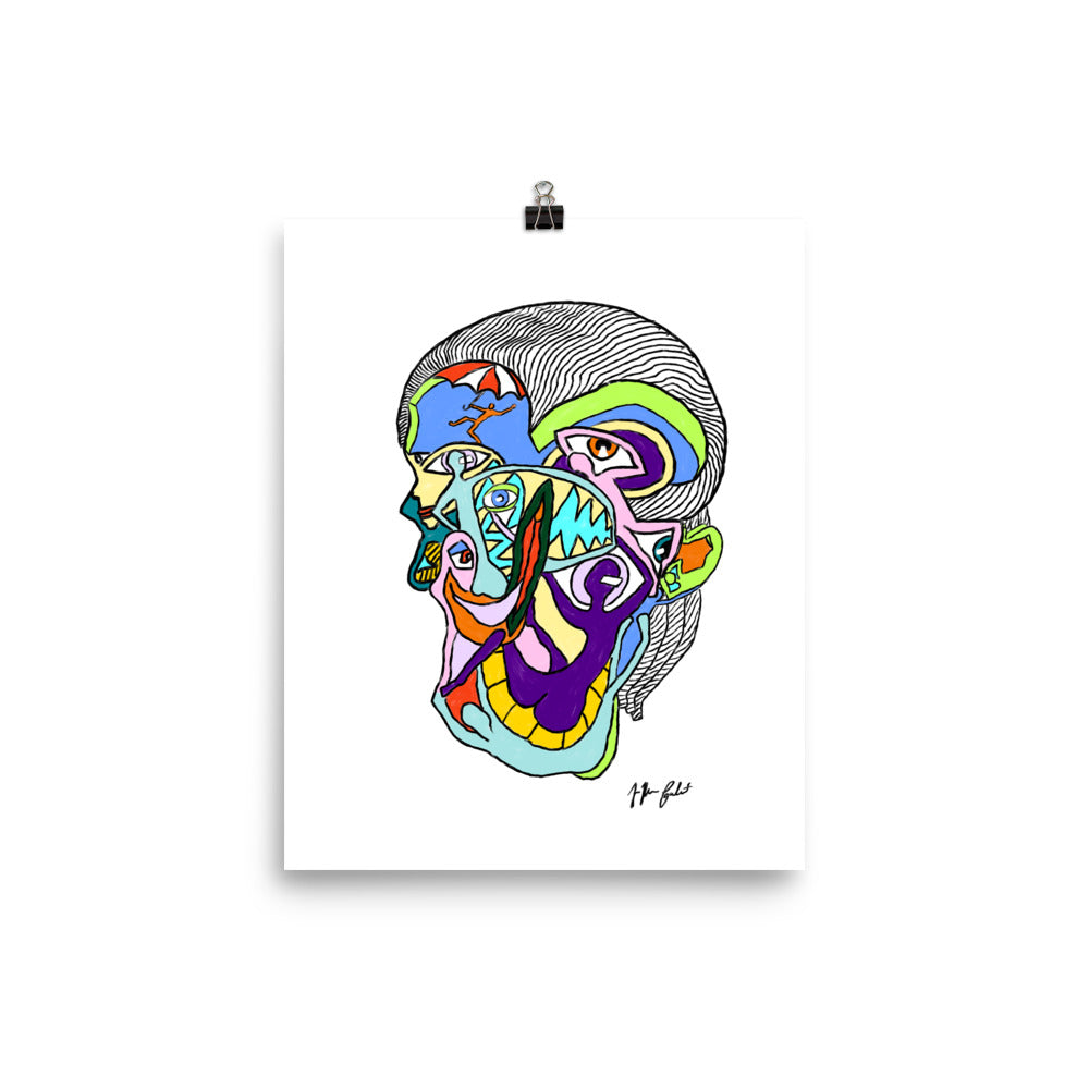 Kubist Karl | Art Print